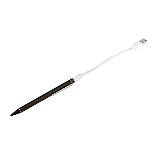 Bescita Screen Touch Pen Schreibkopf Stylus mit USB-Ladekabel für iPhone 6 / 6s Plus 7 / 7s Plus (Grau) - 3