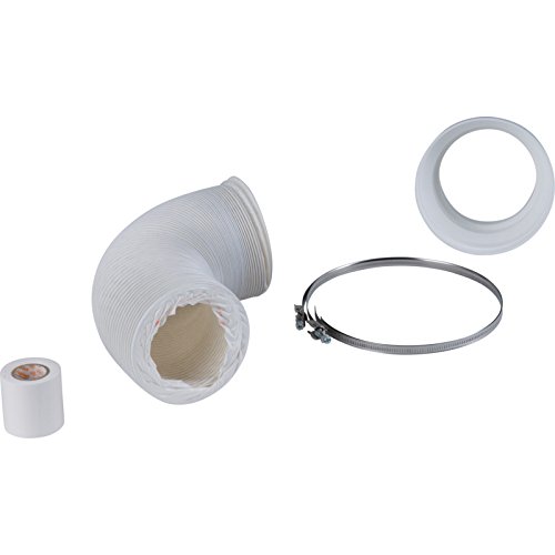HEITRONIC Abluftschlauch-Set 5-teilig Abluftschlauch, Schlauchschellen, Abluftreduzierstück und Klebeband - 3