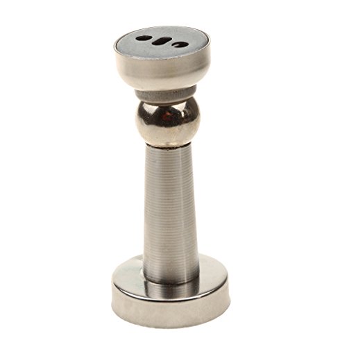 Preisvergleich Produktbild MagiDeal Edelstahl Magnet Guss Türstopper Halter Silber