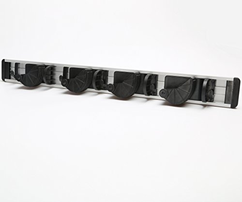 Gerätehalter, Werkzeugleiste für 8 Geräte, Garten Werkzeug Geräte Halter Leiste, Besen Halter, 1003 - 4