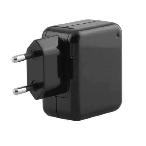 Original iProtect® USB Ladegerät 2000mA einsetzbar als Netzteil Ladekabel Ladeadapter 2,0A schwarz für iPad, iPhone, Android Phones Tablets, Smartphone, Handy, PSP, GoPro, GPS - 2