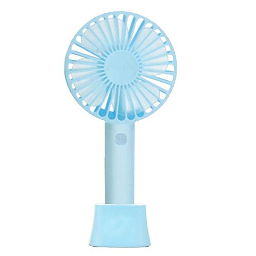 Meloive Mini Ventilateur Portable, Petit, Léger, Ventilation Puissante, Ventilateur Personnel à Pile ou Rechargeable USB pour Voyage, Camping, Bureau, Maison, Extérieur. Rafraichit Votre été.
