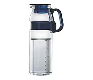 Borosil Marina Jug with Plastic Handle, 1.3 Litres, Transparent