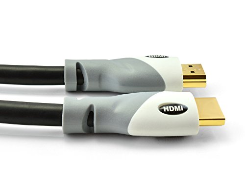 Tech’Import® – HDMI Kabel 1.4 flexibel – 7,5M – HDMI 2.0 kompatibel – Ultra HD 2160p (4K) / Full HD 1080p – Hohe leistung mit 3D, Ethernet und Audio Return Channel (ARC) – Flexibel und Mehrfach Schirmung. - 4