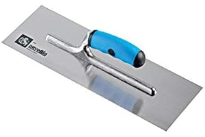 AUSONIA - 42105 TALOCHE POUR STUC AVEC LAME EN ACIER INOX 36X10 ET MANCHE EN CAOUTCHOUC BI-MATIÈRE