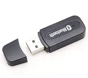 FrndzMart USB Bluetooth Audio Receiver 3.5mm Music Adapter Dongle Speakers Car Mp3 Etc