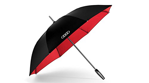 Preisvergleich Produktbild Audi Original Stockschirm groß schwarz / rot3121500200