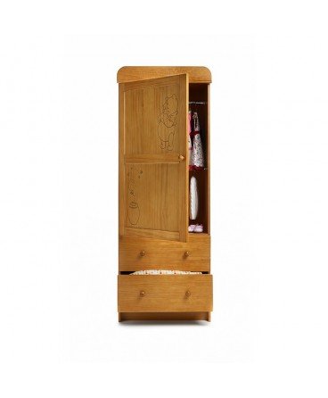 Obaby Disney Winnie the Pooh Single Wardrobe (Country Pine)