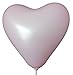 Produktbild Ballonpoint -26 Stück lachs Herzen + 1 SAV-Ventil, Größe aufgeblasen 32cm/12inch, Umfang 83cm unbedruckt, Ballonfarbe nach Auswahl, Schwebezeit ca. 10+ Stunden im Innenbereich (ohne Flugkarte, mit Karte 2,6g ~2-3 Std. bei Meereshöhe) bei optimaler Füllung mit Helium, Lieferung inkl. 1 Aufblasventil (Mundstück) inkl. integ. Rückschlagventil.