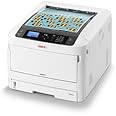 OKI C824dn - Printer - colour - Duplex - LED - A3-1200 x 600 dpi - up to 26 ppm (mono) / up to 26 ppm (colour) - capacity: 400 sheets - USB 2.0, Gigabit LAN, NFC, USB 2.0 host