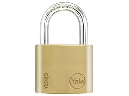 Yale YE1/40/122/1 Candado de Seguridad 40 Mm, 0 W, Latón, 40mm