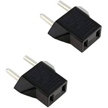 La Voce Italiana Adattatore Di Presa USA A Italia - 2 Pezzi, Convertitore 3 Pin Rotondi, Per Interni, Nuovo Adattatore Viaggio USA Italia Tipo L 3 Pin Bianco 250V - Foto 3