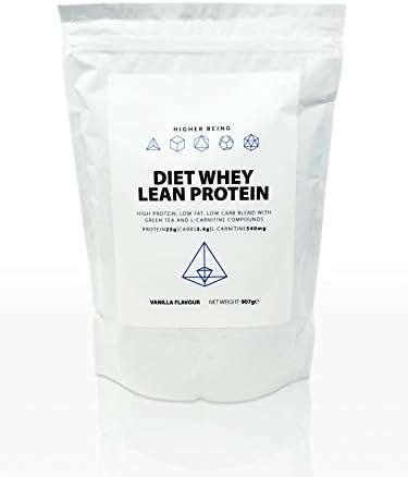 Lean Protein Powder | Diet Whey Protein | Premium Whey Concentrate and Isolate | 25g of Protein per Serving, Low in Fat, Low in Carbs | Includes Metabolism-Boosting, Fat-Burning Green Tea and L-Carnitine | 907g | Vanilla-Flavoured