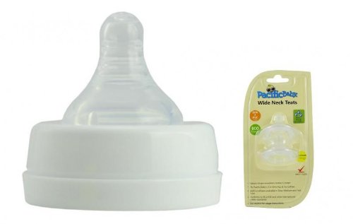 Pacific Baby 4897039724139 - Pack de 2 tetinas de flujo rápido, color transparente