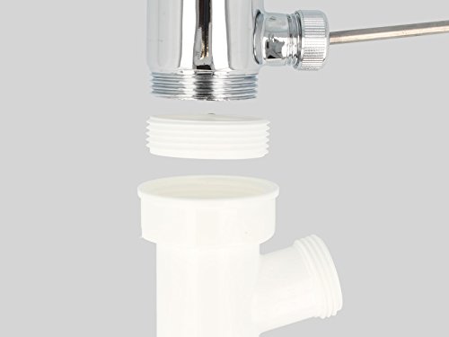 tecuro Reduzierstück Adapter für Siphon-Ablauf 1 1/4 Zoll IG x 1 1/2 Zoll AG - 4