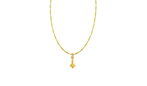 BFC Men's 22K Gold Hanuman Gada Pendant 