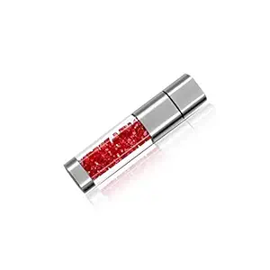 Tobo- Crystal USB Flash Drive for High Speed USB 2.0 Drive Storage Thumb Stick (16GB, Red)