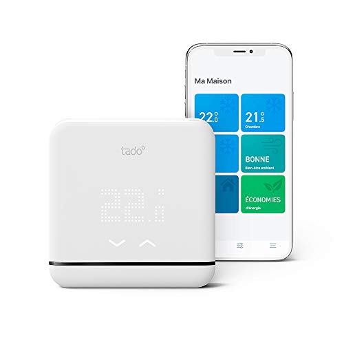 Tado Contrôle Intelligent de la Climatisation V3+, Compatible avec Alexa, Apple HomeKit, Assistant Google
