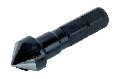 Wolfcraft Fraisoir HSS pour vis à tête fraisée, 3 tranchants, queue 6-pans Ø 16