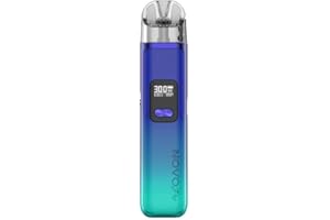 ZEGO SMOK Novo Pro Pod Kit – 2ml Refillable Vape Starter Kit with 900mAh Battery, Compact & Leak-Resistant Design (CYAN BLUE)
