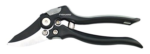 Fiskars 111730 Tijera de podar Profesional, Negro