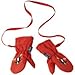 Manbi Baby & Toddler Snowflake Mittens with detachable glove retainer