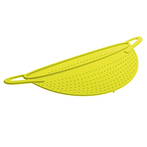 koziol Abschüttsieb Siebfried, Kunststoff, solid senfgrün, 1.2 x 35.3 x 13 cm