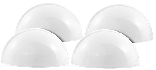 Lunartec Solar-Leuchthalbkugel mit weißen LEDs, 4er-Set - 5