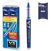 Pilot V7 Hi-Tecpoint Needle Tip Roller Pen + 3-Piece Cartridge