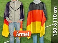 Body Flag Germany 2010 World Cup Cape Sleeve 150 x 110 cm with, Memorabilia, Africa, Football, Soccer Flag, Shoulder Flag Countries Flags/