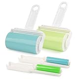 Mini rollo y rollo normal: el quitapelusas de tamaño normal es cómodo para el uso doméstico, y el mini rollo de pelusas plegable es adecuado para viajes. El tamaño de la bolsa se puede guardar fácilmente en la bolsa o en la mochila.