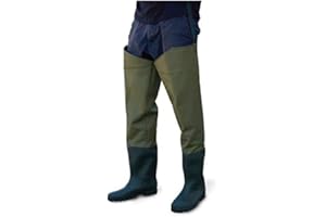 Lineaeffe Waders Traspirante da Pesca Stivale alla Coscia Taglia 43 Impermeabili