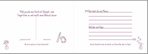 Geschenk zur Geburt: „Hallo, kleine Schwester“-Buch (Öko, Recycling-Papier, Erinnerungsalbum/ Fotoalbum für Geschwister) - 4
