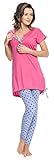 dn nightwear Damen Schlafanzug zum Stillen PM.9007 - 4