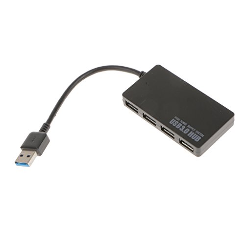 MagiDeal 4-Port USB 3.0 Hub 5 Gbps Portable Compact für Mac PC Laptop Notebook Desktop, Systemvoraussetzungen windows XP, vista, win7, Mac OS (10.X or above) - 3