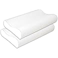Memory-Foam-Pillow-Orthopedic-Pillow-for-Neck-Pain-Cervical-Contour-Memory-Foam-Pillow-Orthopedic-Pillow-for-Neck-Pain-Orthopedic-Contour-Pillow-Ergonomic Pillow-Standard Pillow-(Pack of 2)