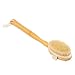 Imported Removable Long Bamboo Handle Natural Bristles Scrubber Bath Brush Massage RS.325.00