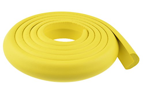 FiveSeasonStuff All Season Foam Cushion Table Edge Corner Guards / Edge Protectors / Edge Cushion / Edge Guards / Baby Proofing Child Proofing / Choose from Below Kits (Standard L-Profile Edge Protector Yellow 1pc 2Metre (T:5-8mm) LM90-A)