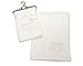 Baby Christening Wrap Blanket White With Embroidery and Applique