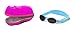 Baby Gift pack Sunglasses case Pink Hippopotamus and Babybanz Aqua Blue Sunglasses 0-2 years