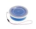 Produktbild fwefefh Silikon-faltbare Reise-Becher mit Lanyard Portable Camping Tassen Outdoor-Reisen-Tool (Blau)