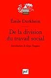 De la division du travail social