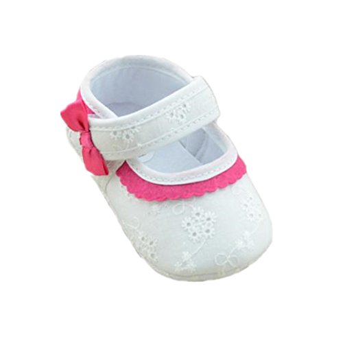 für 0-18 Monate Baby, Ularmo Mädchen Wenig gestickte Blume Schuhe