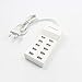 Produktbild Elviray 10 Ports USB Hub Schnellladeadapter Wand Reise Desktop Ladegerät Hub DC 5V für Smartphones Tablets