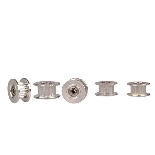 Racksoy Bohrung Spannrolle Timing Riemenscheibe für 3D-Drucker GT2 Riemen (20-Zähne Welle, 3mm Innere Bohrung) - 2