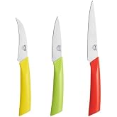 IKEA Knife Set Multi Color Knife 3 Pieces Stainless Steel