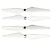 Price comparison product image ZEEY 4pcs 9450 Self-Tightening Self-Locking Propellers for DJI Phantom 3 White Propeller Props Blades for DJI Phantom 3 (Professional / advanced / standard)