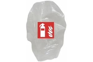 ANDRIS Gitternetzschutzhaube Abdeckung für 6kg Feuerlöscher mit aufgenähtem ISO Symbol