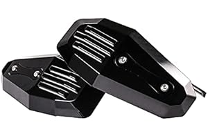 APEBAZY Protège-mains universels coupe-vent en polycarbonate pour motocross, supermoto, course, quad, kayo, noir