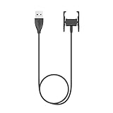 clip 2019 nrj  AWINNER Clip de Carga Fitbit Charge 2 con frecuencia cardíaca y de Repuesto Cable de Carga USB para Fitbit Charge 2